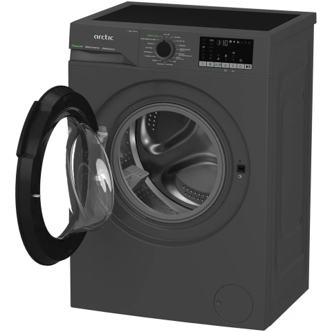 Masina de spalat rufe Arctic APLM2WFSU27211S, 7 Kg, 1200 RPM, Clasa A, Motor Silent Inverter, Recycled Tub, Steam, Child Lock, Add-In, Antracit [2]