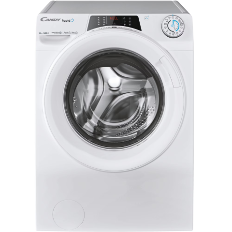 MASINI DE SPALAT SI USCATOARE RUFE - Masina de spalat rufe Candy Rapido RO 14104DWMT/1-S, 10 kg, 1400 rpm, Clasa A, Wi-Fi, Bluetooth, Motor Inverter, Quick & Clean, Steam, Alb