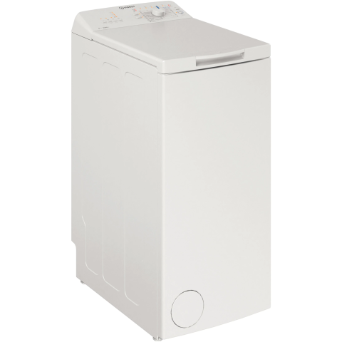 Masina de spalat rufe cu incarcare verticala Indesit BTWL60400EE/N, 6 kg, 1000 RPM, Clasa C, Display LED, Turn&Go, Alb [1]