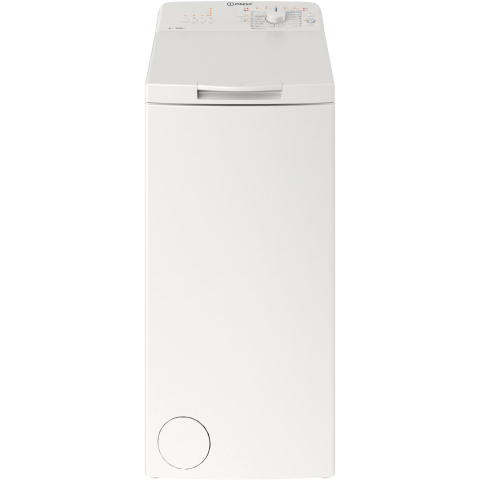 MASINI DE SPALAT SI USCATOARE RUFE - Masina de spalat rufe cu incarcare verticala Indesit BTWL60400EE/N, 6 kg, 1000 RPM, Clasa C, Display LED, Turn&Go, Alb