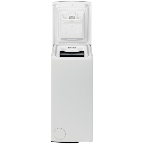 Masina de spalat rufe cu incarcare verticala Whirlpool TDLR7231BSEU, 7 kg, 1200 rpm,Clasa D, Motor Inverter, Display digital, Tehnologia al-6lea Simt, Alb [2]