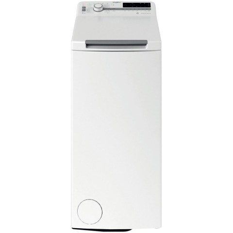 APARATE FRIGORIFICE - Masina de spalat rufe cu incarcare verticala Whirlpool TDLR7231BSEU, 7 kg, 1200 rpm,Clasa D, Motor Inverter, Display digital, Tehnologia al-6lea Simt, Alb