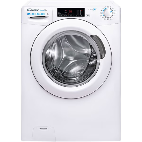MASINI DE SPALAT SI USCATOARE RUFE - Masina de spalat rufe cu uscator Candy Smart Pro CSOW 4965TWE/1-S, 9 kg spalare, 6 kg uscare, 1400 RPM, Clasa C, WiFi, Active Motion Systems, Steam, Kg Detector, Alb