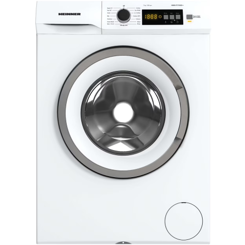 MASINI DE SPALAT SI USCATOARE RUFE - Masina de spalat rufe Heinner HWM-VT1710KD++, 7 kg, 1000 rpm, Clasa D, 15  programe, Display digital, Program rapid 15 min, Program scurt 60 min, Program allergy safe, Functie start intarziat, Sistem