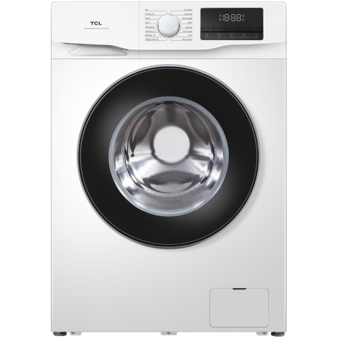 ELECTROCASNICE - RESIGILATE - Masina de spalat rufe TCL FF0612WB1, 6 kg, 1200 RPM, Clasa B, Motor Inverter, Steam Wash, Drum Clean, Honeycomb Drum, Alb
