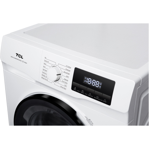 Masina de spalat rufe TCL FF0612WB1, 6 kg, 1200 RPM, Clasa B, Motor Inverter, Steam Wash, Drum Clean, Honeycomb Drum, Alb [2]