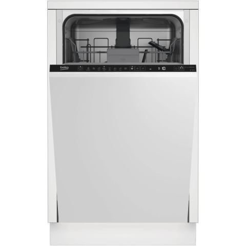 MASINI DE SPALAT VASE - Masina de spalat vase incorporabila Beko BDIS38020Q, 10 seturi, 8 programe, Clasa E, AquaIntense, Motor ProSmart Inverter, All in 1, Hygiene Intense, Mini 30, 45 cm