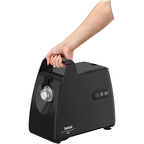 Masina de tocat carne Tefal HV7 Plus 6 in 1 NE553838, 2000 W, 2.8 kg/min, accesorii pentru kebbe, carnati, suc de rosii, 3 grile din inox, functie reverse, negru [2]