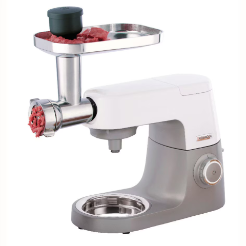 Masina de tocat pentru robotii de bucatarie Kenwood, KAX950ME, 3 site de tocat, accesoriu carnati, accesoriu kebbe, Argintiu [2]