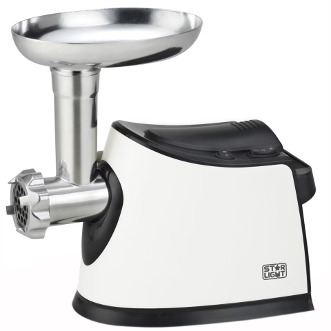 MASINI DE TOCAT SI APARATE DE VIDAT - Masina de tocat Star-Light MG-120B, 1400W, capacitate de tocare 1kg/ min, accesoriu de rosii/ carnati, 3 site inox, cutit inox
