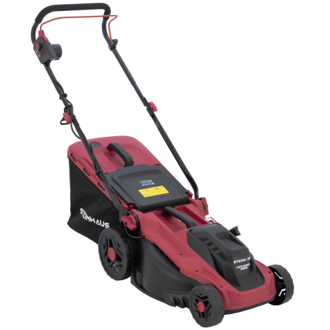 Masina de tuns gazon/iarba electrica Steinhaus PRO-ELM16, 1600W, latime taiere 38 cm, 5 trepte de taiere, inaltime taiere 30-75 mm, sac colector 42 L, taiere/colectare [1]