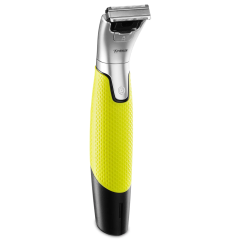 APARATE ALL-IN-ONE - Masina de tuns Trisa Vario Blade 2in1 1720.2420, 1 pieptan detasabil, alimentare acumulator, 0.5 - 10 mm, incarcare prin USB, sistem de protectie a pielii, maner ergonomic, galben