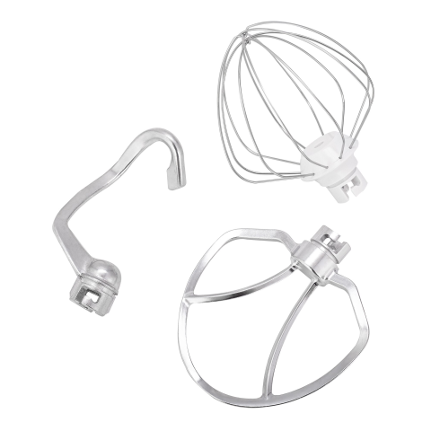 Mixer cu bol Daewoo DHM150R, 1600 W, 10 viteze plus puls, 4,5 L, bol inox, tel, carlig framantare, palete amestecare, crem [1]