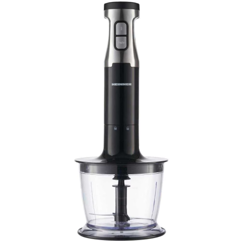 Mixer vertical Heinner HB-1000XBK, 1000 W, Viteza variabila, Tocator, Tel, Cana de mixat, Negru/Inox [2]