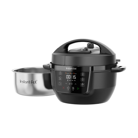 Multicooker cu gatire sub presiune Instant Pot Mini 140-8000-01-EU, 7 functii, 3.8L, vas interior din otel inoxidabil, suport pentru aburi, negru [2]