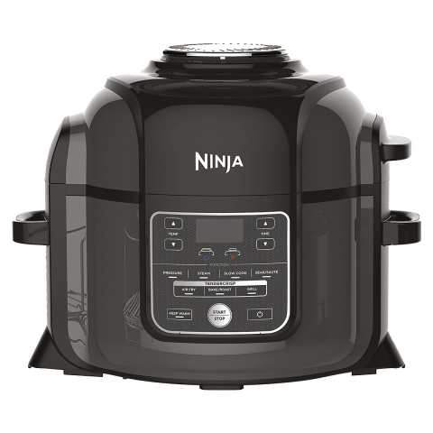 APARATE FRIGORIFICE - Multicooker Ninja Foodi 7in1 OP300, 1460W, 6l, 7 functii de gatit, Airfryer, gatire sub presiune, functie de gatit cu abur, functie Saute, pastrare la cald, timer, 65.5-240°C, 2 preparate simultan, gr