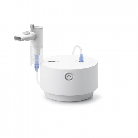 Nebulizator cu compresor Omron C28 Plus, tehnologie Advanced Valve, rezervor pentru medicamente 12 ml, Alb [1]