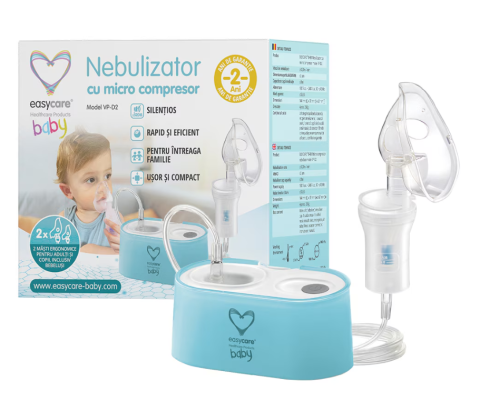 APARATE AEROSOLI - Nebulizator cu micro compresor EASYCARE BABY - MODEL VP-D2
