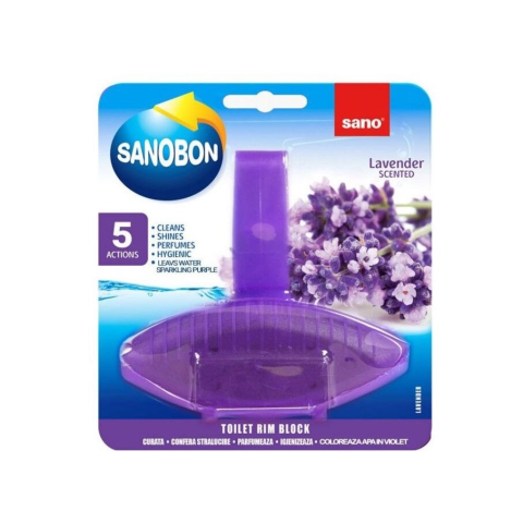 CURATENIE SI INGRIJIRE - Odorizant pentru wc Sano Bon Lavender 5in1 55g
