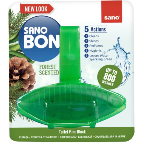 CURATENIE SI INGRIJIRE - Odorizant wc Sano Bon Green Forest 5in1 55g