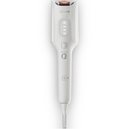 Ondulator automat Philips SenseIQ WavePro Seria 9000 BHB968/00, tehnologie SenseIQ, 4 setari de temperatura, 4 setari de timp, 3 directii ondulare, ingrijire cu ioni [2]