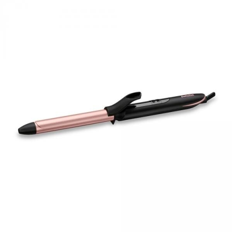 Ondulator BaByliss C450E, Defined Curls 19mm, 210 grade, Invelis Quartz-Ceramic, 6 trepte de temperatura, LED, Roz/Negru [1]