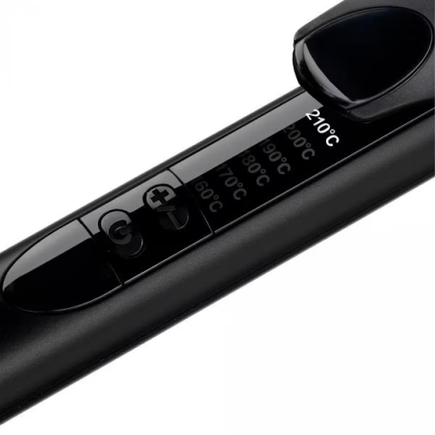 Ondulator BaByliss C453E, Loose Waves 38 mm, 210 grade, Invelis Quartz-Ceramic, 6 trepte de temperatura, LED, Roz/Negru [1]