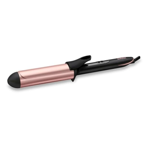 Ondulator BaByliss C453E, Loose Waves 38 mm, 210 grade, Invelis Quartz-Ceramic, 6 trepte de temperatura, LED, Roz/Negru [2]