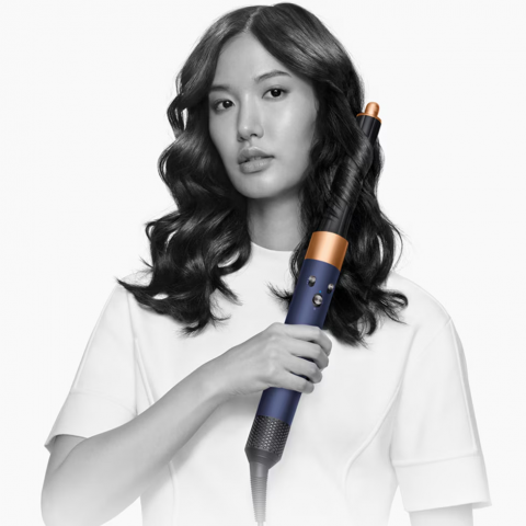 Ondulator Multistyler Dyson HS05 Airwrap Complete Long Volumise 581143-01, 3 trepte de viteza, 3 trepte de temperatura, Albastru de Prusia/Cupru [6]