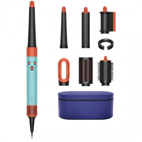 Articole Hair-Styling - Ondulator multistyler Dyson HS08 Airwrap i.d.™, conexiune Bluetooth®, 3 trepte de viteza, 3 trepte de temperatura, Ceramic Patina-Topaz