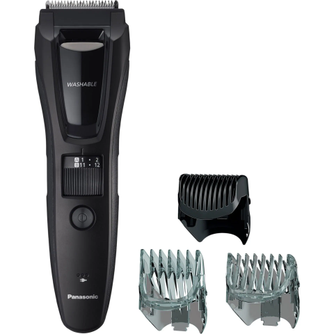 APARATE DE TUNS SI RAS - Panasonic ER-GB61 aparat de tuns barba părul și corpul (39 de setări de lungime, 3 accesorii pentru pieptene, 50de minute, Japanese Blade Tech), negru