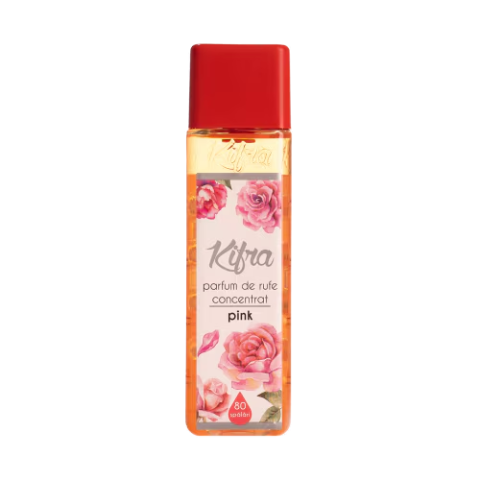 Casa, curatenie si menaj - Parfum de rufe concentrant, Kifra, Pink Trandafiri, 200 ml, 80 spalari