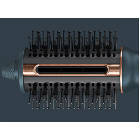 Perie cu aer cald 3 in 1 Rowenta Air Brush 3D UB9720E0, 1100W, 3 trepte de viteza - temperatura, generator de ioni, functie jet de aer rece, varf rece, verde & bronz [2]