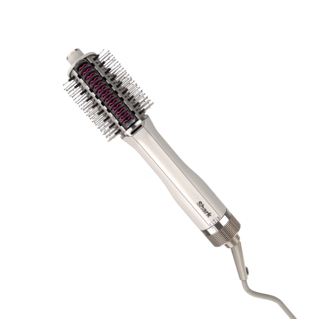 Articole Hair-Styling - Perie cu aer cald Shark SmoothStyle HT202EU, 900W, 3 trepte de temperatura, mod par umed / par uscat, invelis ceramic, temparatura 50-215°C, culoare ivory