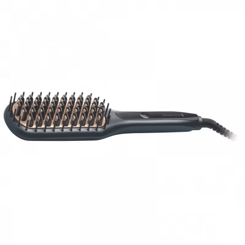 ARTICOLE HAIR-STYLING - Perie de indreptat parul Remington CB7400, Invelis ceramic, 230 grade, 3 setari temperatura, Incalzire rapida, Husa, Negru