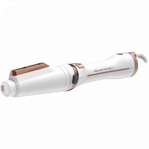 Perie rotativa cu aer cald Rowenta Brush Activ Ultimate Care CF9720F0, tehnologie Careful Heat, invelis quart ceramic si tehnologie Ionic Booster, design compact si ergonomic, 3 trepte de temperatura/ [1]