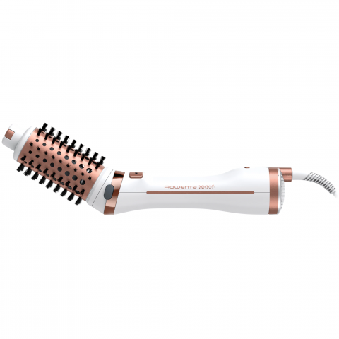 Perie rotativa cu aer cald Rowenta Brush Activ Ultimate Care CF9720F0, tehnologie Careful Heat, invelis quart ceramic si tehnologie Ionic Booster, design compact si ergonomic, 3 trepte de temperatura/ [3]