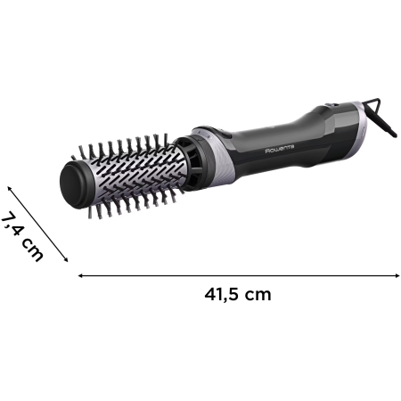 Perie rotativa Rowenta Brush Activ' Premium Care CF9540F0, 1000W, 2 trepte, 2 viteze, ionizare, 2 perii, Cashmere Keratin, invelis ceramic, Roz [1]