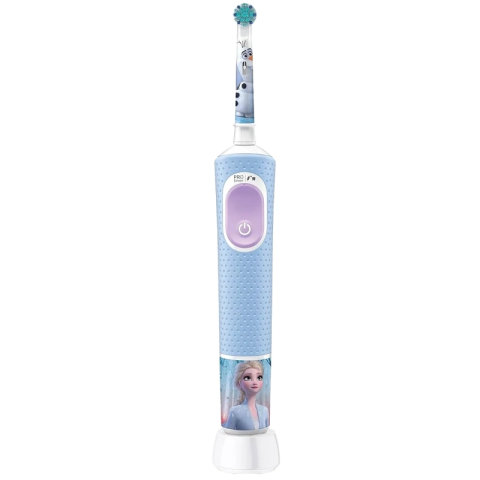 Periuta de dinti electrica Oral-B Pro Kids Frozen pentru copii, Curatare 2D, 2 programe, 1 capat, 4 autocolante, pentru 3+ ani [1]