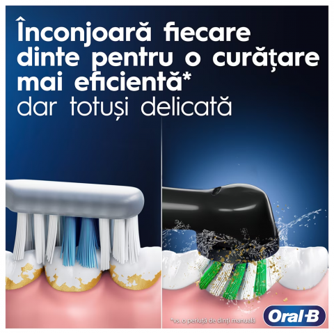 Periuta de dinti electrica Oral-B Vitality Pro, Curatare 3D, 3 programe, 1 capat, Albastru [4]