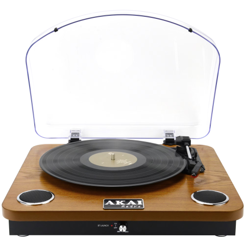 SISTEME AUDIO SI CASTI - Pick-up stereo AKAI ATT-11BTN, Bluetooth, difuzoare incorporate
