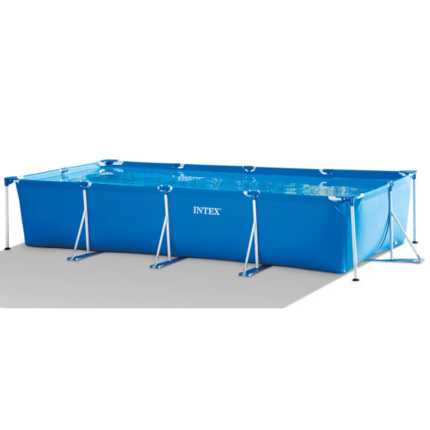 PISCINE - RESIGILATE - Piscina rectangulara cu cadru meltalic Metal Frame Intex 28273NP, 450x220xH84 cm (nu contine pompa cu filtru)