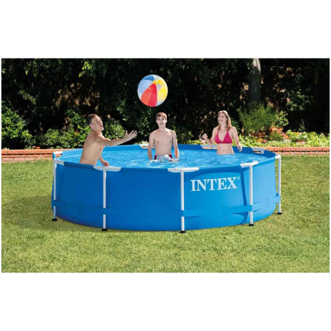 Piscina rotunda cu cadru meltalic Metal Frame Intex 28200NP, D305xH76 cm (nu contine pompa cu filtru) [1]