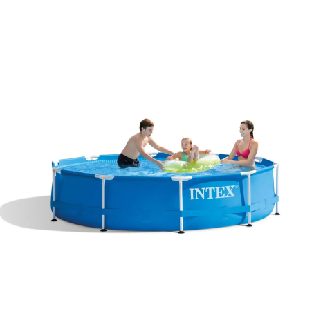 Piscina rotunda cu cadru meltalic Metal Frame Intex 28202NP, D305xH76 cm, cu pompa cu filtru inclusa 28602 (1.250 l) [3]