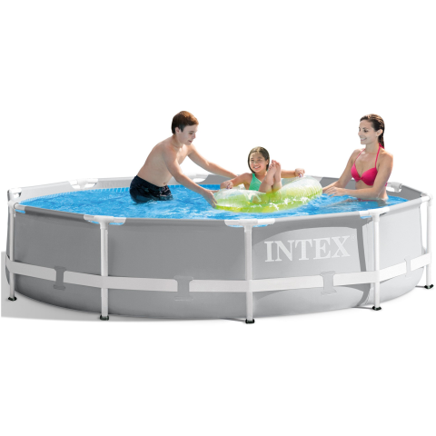 Piscina rotunda cu cadru metalic Prism Frame Premium Intex 26700NP, D305xH76 cm [1]