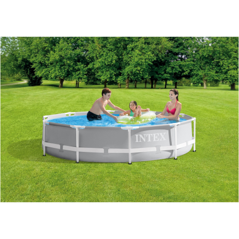 Piscina rotunda cu cadru metalic Prism Frame Premium Intex 26700NP, D305xH76 cm [2]
