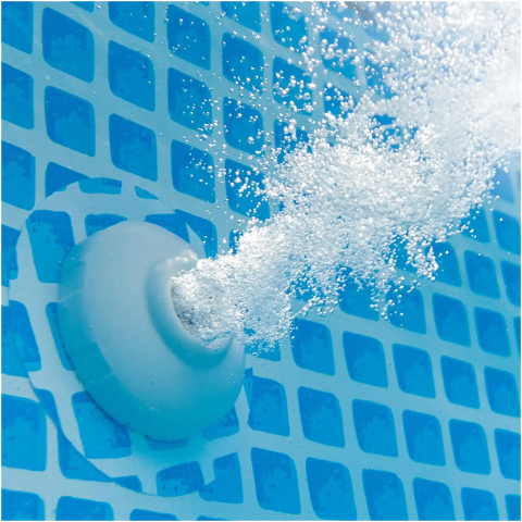 Piscina rotunda cu cadru metalic Prism Frame Premium Intex 26720NP, D427xH107 cm, include pompa cu filtru 28638 (3.785 l), scara acces [2]