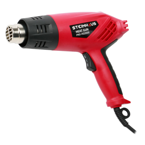 Pistol cu aer cald Steinhaus Start, PRO-HG2000, 2 trepte caldura 350/550°C, 4 accesorii [2]