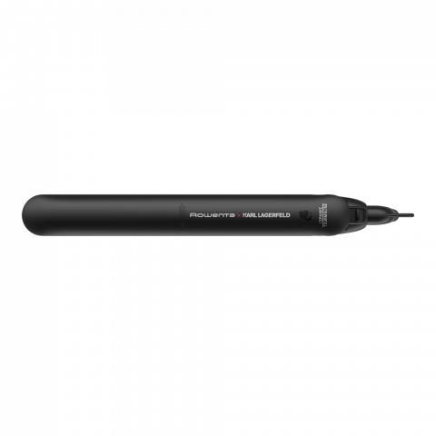 Placa de indreptat parul Rowenta EasyLiss Karl Lagerfeld SF161LF0, Ceramic Tourmaline, 200 °C, placi inteligente, functie Straight & Curl, incalzire rapida, cablu 1.8m, negru&rosu [1]
