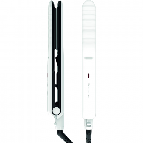 Placa de indreptat parul Rowenta Optiliss SF3210F0, 10 trepte de temperatura, functie straight&curl, invelis ceramic, cablu 1.8m, alb [2]